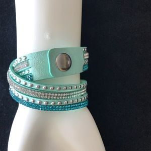 YIK Accessories - YIK BRACELET LEATHER SPARKLE YIK Accessories - YIK BRACELET LEATHER SPARKLE